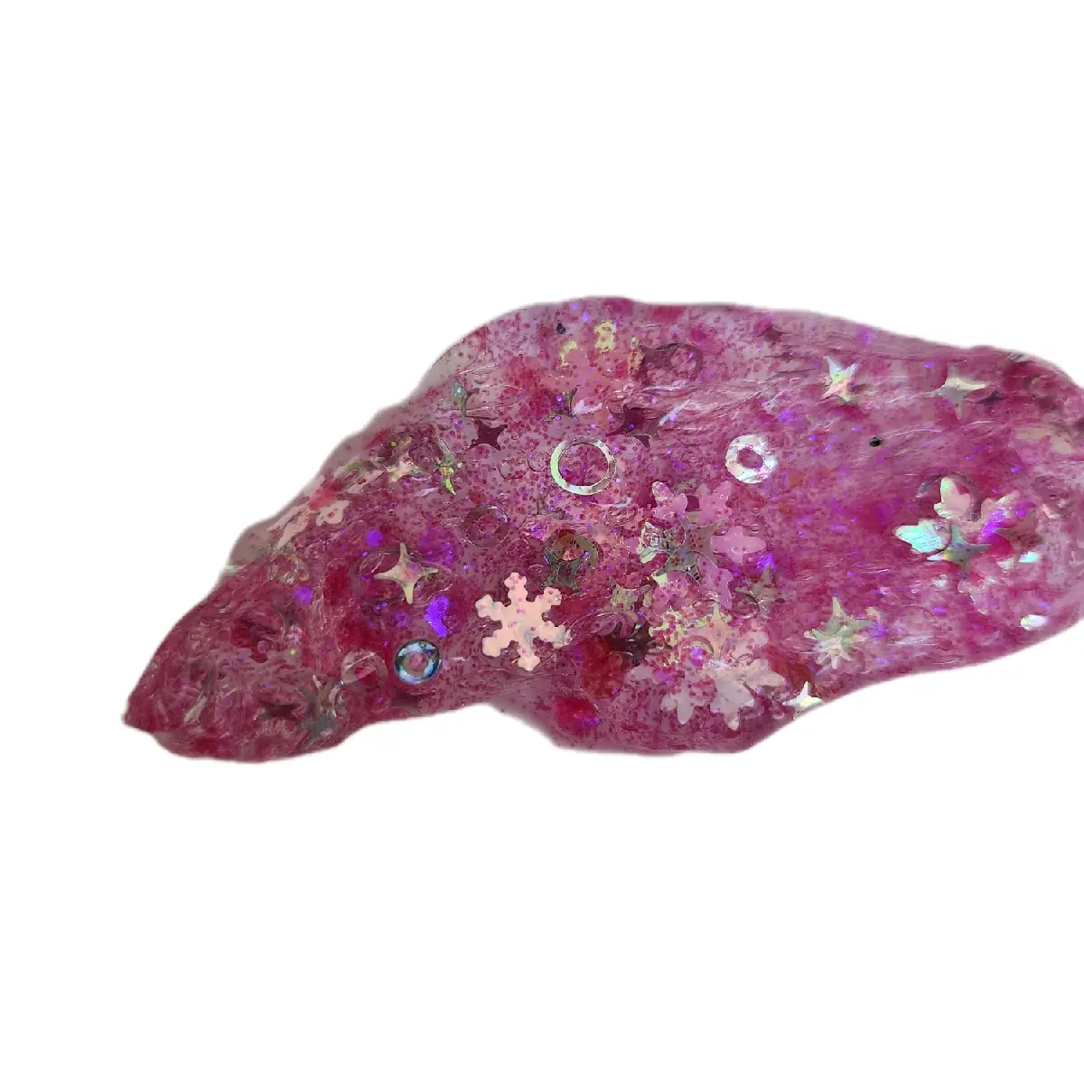 Lollipop Friday Pink Ice Princess Hair Glitter Gel - Sparkle like your favorite ice princess with pink and white snowflakes and silver and pink sparkles