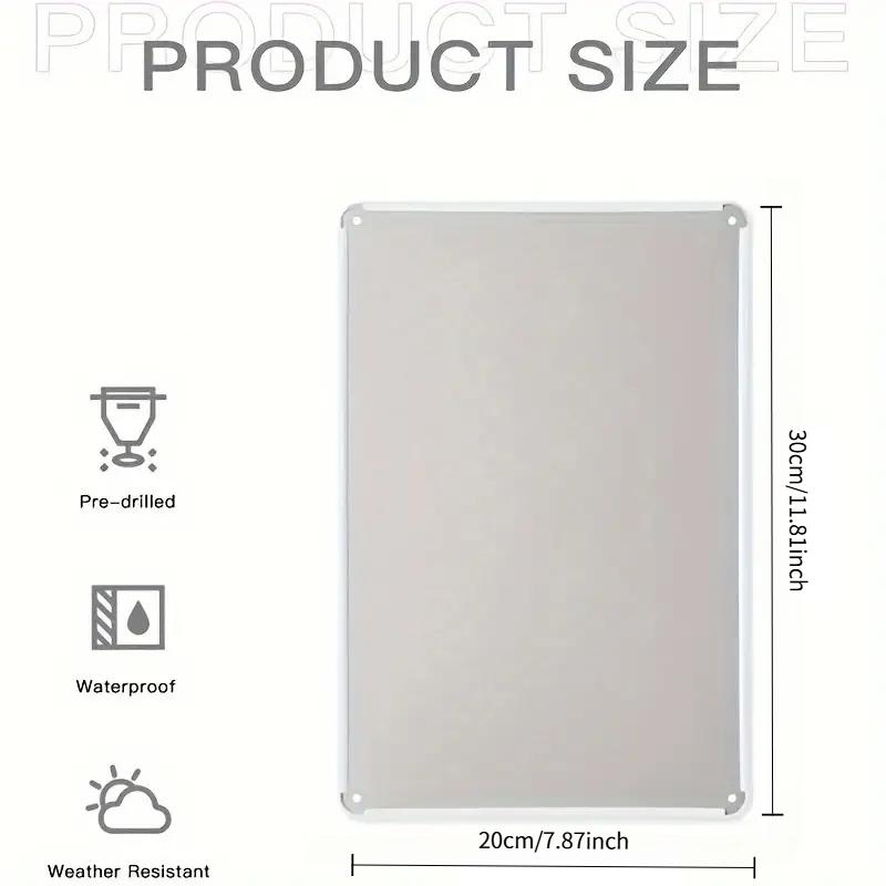 1pc 2D Flat, Metal Iron Plate-Vintage Bulgarian Friend Quotation, Red Metal Decorative Card, Suitable for Home, Bar, Garage, Office, Coffee Shop (20*30cm/8*12 Inches),