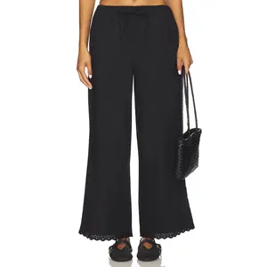 FAITHFULL THE BRAND Tove Pant in Black