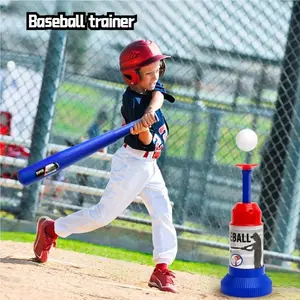 🎾 2 in 1 Baseball Trainer for Kids! Foot Pedal & Hand Press Pitching Machine #KidsToys #OutdoorGames #BaseballToy，Ideal Gift for Halloween Christmas Thanksgiving Back-To-School Spring Easter Ramadan New Year Birthday Present