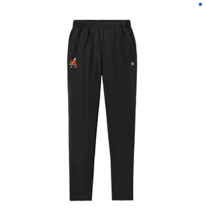 Miami Hurricanes Men’s Black Plain Casual Full-Length Sebastian Track Pants - Adjustable Menswear Bottoms