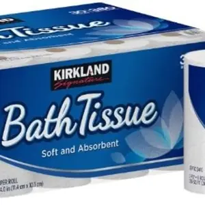 Kirkland Signature 2-Ply Bath Tissue, 30 Rolls 380 Sheets Per Roll