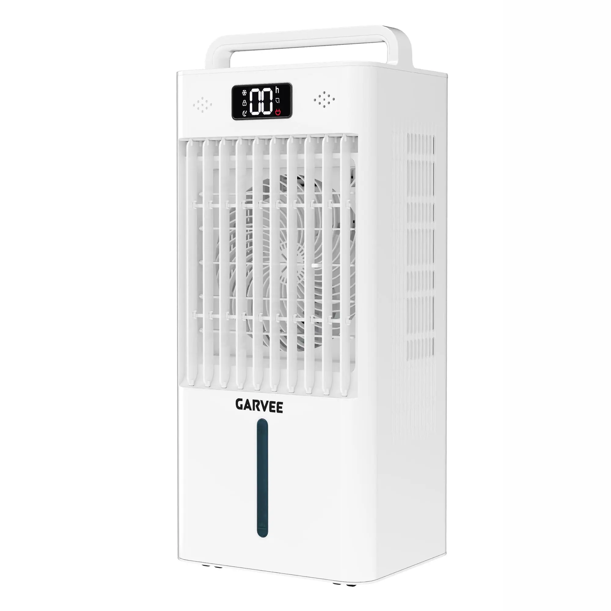 Garvee 2.6 GAL Swamp Cooler with Touch & Remote Control, 3-in-1 Evaporative Air Cooler Featuring 90°+90° Oscillation, 3 Modes, 6 Speeds, 12H Timer, and Portable Design for Indoor and Outdoor Use