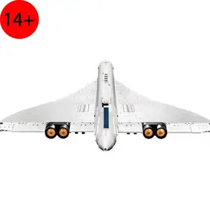 Concorde Supersonic Airliner Building Blocks Aviation Collection Model Educational Toy