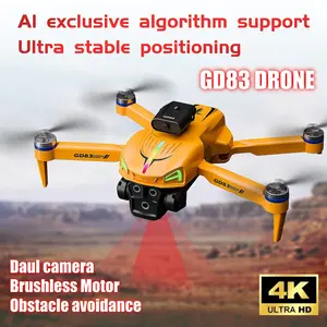 4K drone with camera, ultra-durable long-flight time, foldable design, suitable for beginners, WiFi quadcopter, brushless motors, auto hover