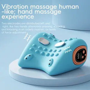 Neck Massager , Neck and Shoulder Relaxer with Heat, 3 Modes, Portable Pillows for Pain Relief and Muscle Relax, 26° Angle Cervical Traction Device for Back, Shoulder，Party gift