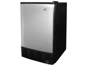 Sunpentown IM-150USAA Stainless Steel Undercounter Ice Maker with Freezer & No Drain Required