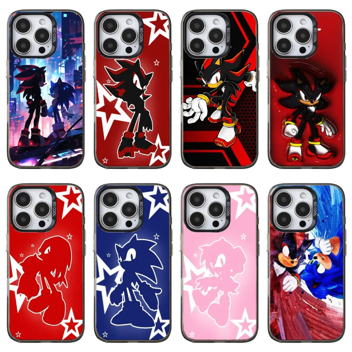 Shadow Hedgehog phone Cases For iPhone 17 16 15 14 13 12 Promax Pro Plus, hard shell protection,gift for him for her best Gift
