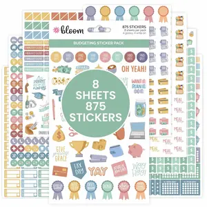 Planner Sticker Pack for Budgeting - Office Stationery Supplies