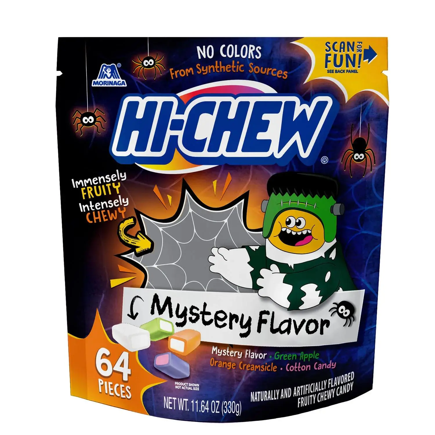 Hi-Chew Fruit Combos Chewy Candy Halloween Mix - 11.64 oz., 64 Pcs
