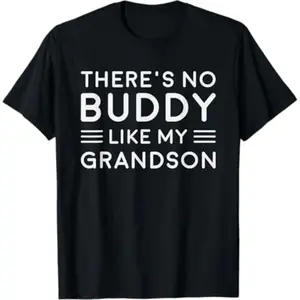 Unique Grandson Matching Grandpa TShirt Celebrating Special Family Bond