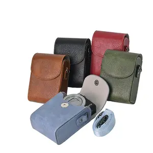 Universal PU Leather Camera Bag Case for Sony ZV1 ZV1F ZV1M2 RX100 HX90 HX80 WX350 W800 WX500 W810 W830 WX220 WX700