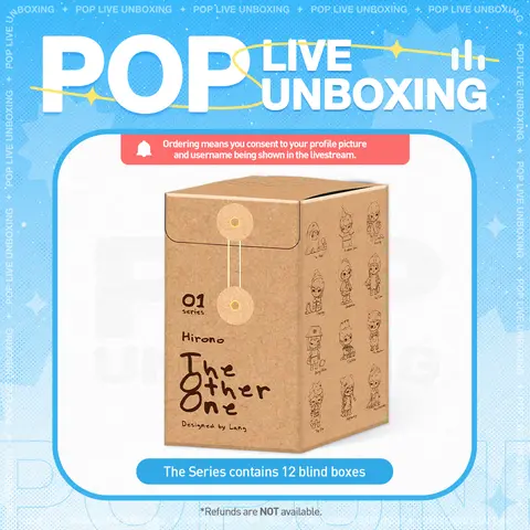 [POP NOW] POP MART HIRONO The Other One Series, Blind Box, Mystery Box LABUBU Fun Toy