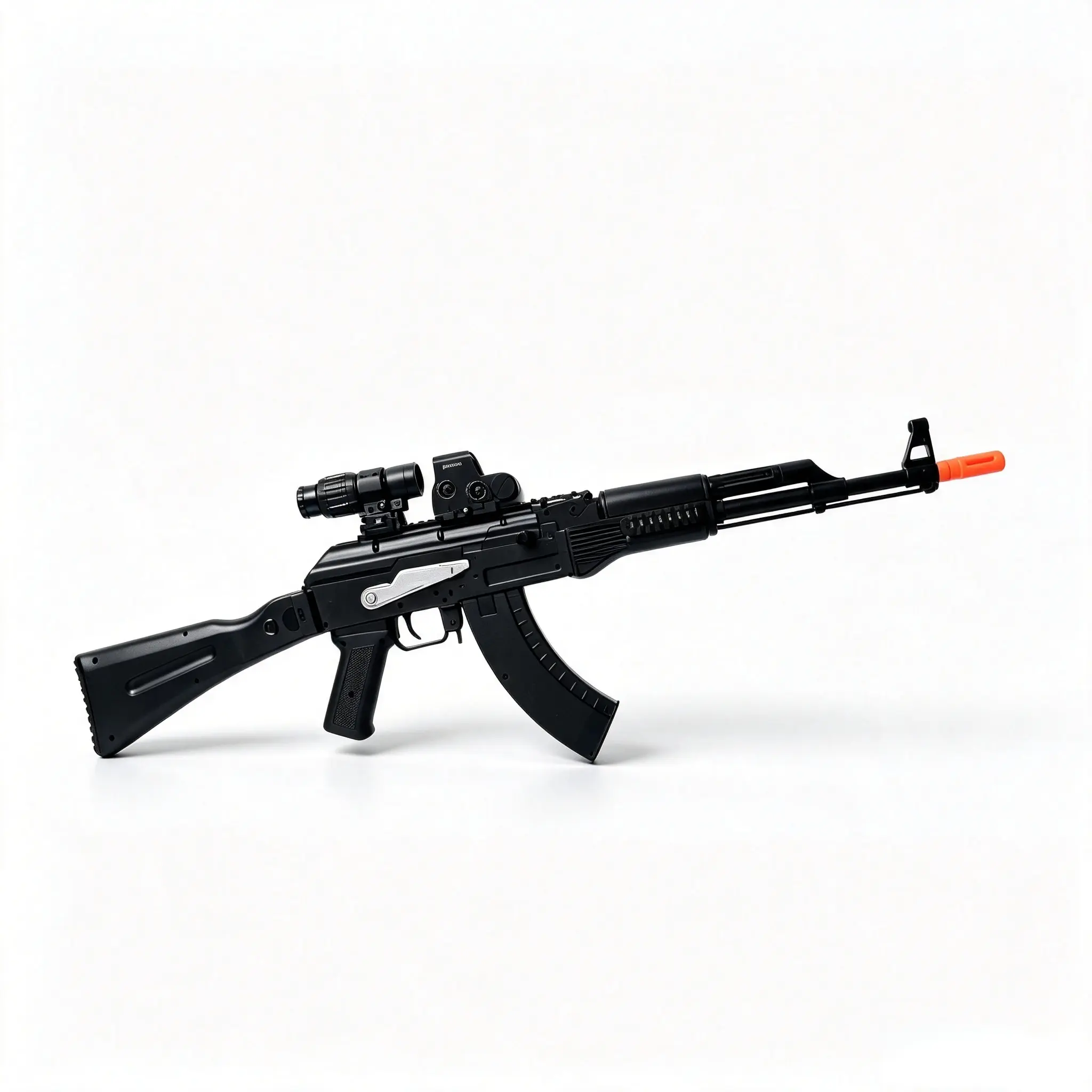 AK-105 Tactical Soft Foam Dart Toy Blaster Outdoor Backyard Shooting Game Toy for Teens Ages 14+