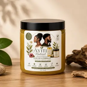Ayiti Naturel Root Revival Pomade for Hair Care - Nourishing & Repairing Formula - 4oz