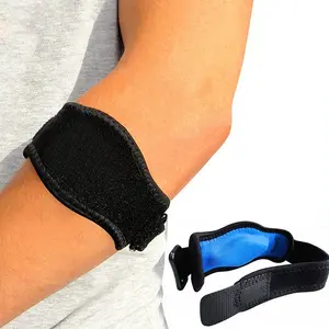 Adjustable Eva Elbow Protector for Sports, Diving Material Tennis Elbow Support, Shockproof Compression Elbow Guard, Elbow Support Strap