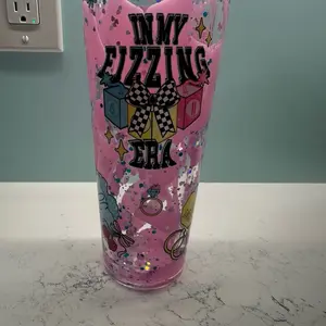 Bomb Party Pink Lava Drip Tumbler