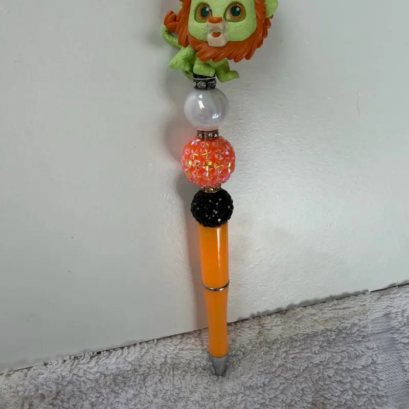 Character beaded pen