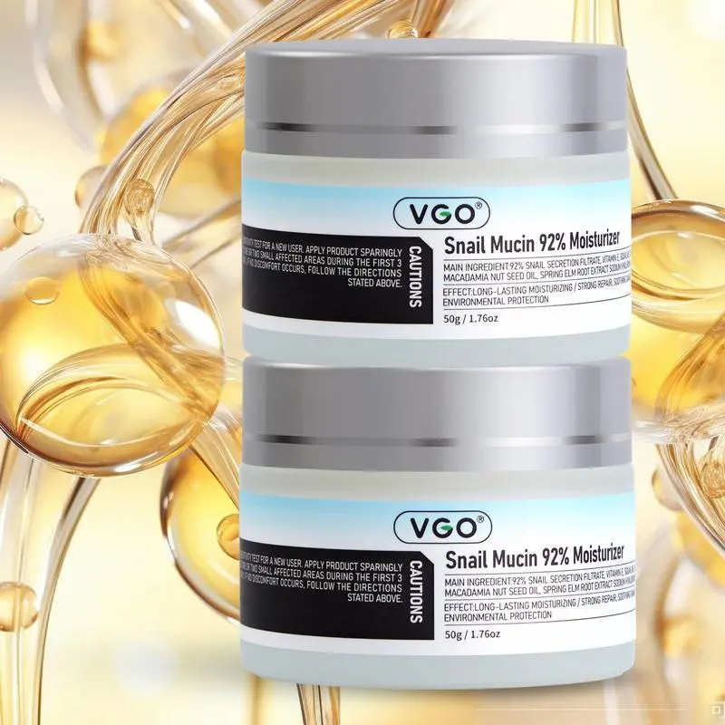 VGO 3-Step Facial Care Set - Hydrating Skincare Kit with Vitamin C Serum, Snail Mucin Moisturizer, Charcoal Cleanser for All Types, Brightening Repair, Glow Up, Radiant Result & Transformation