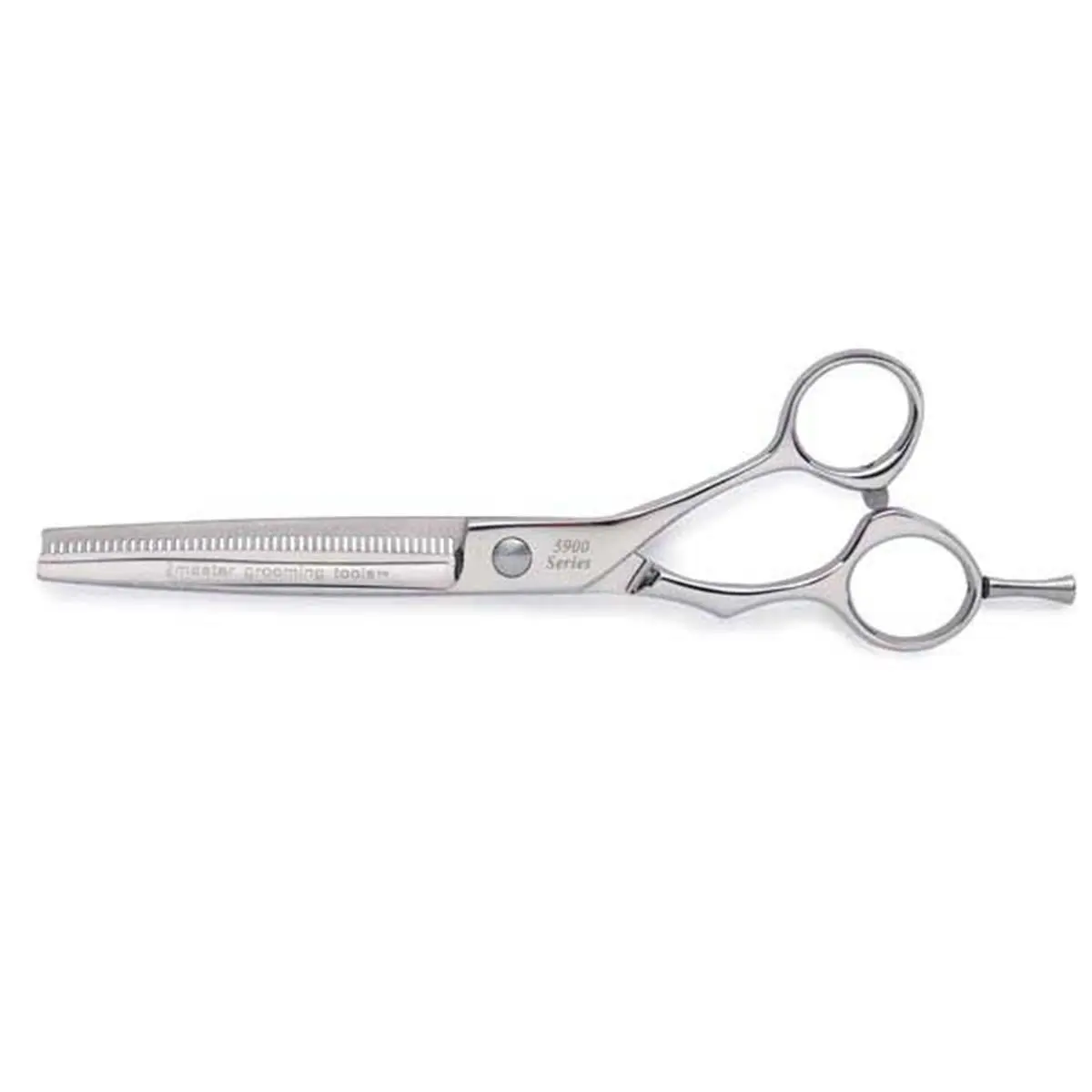 Master Equipment 212 MAIN Bulk Thinning Shears - MGT 5900, 46-Tooth 6.5 in Pet Hair Cutter, Micro Serrated 440c Cobalt Japanese Stainless Steel, Dialed Tension Knob, Removable Rest for Dogs & Cats