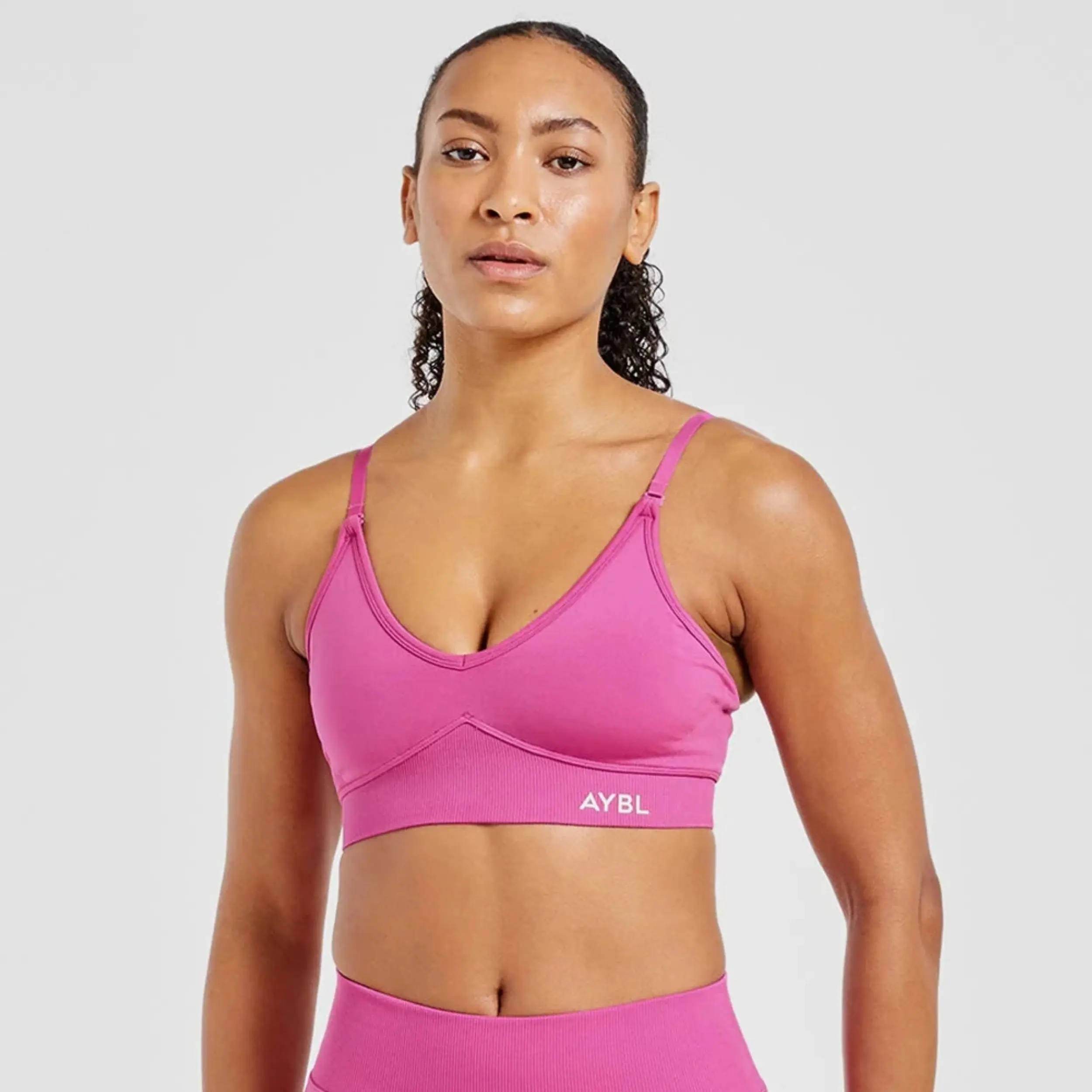 AYBL Adapt Seamless Sports Bra, High-Support Activewear for Yoga, Running