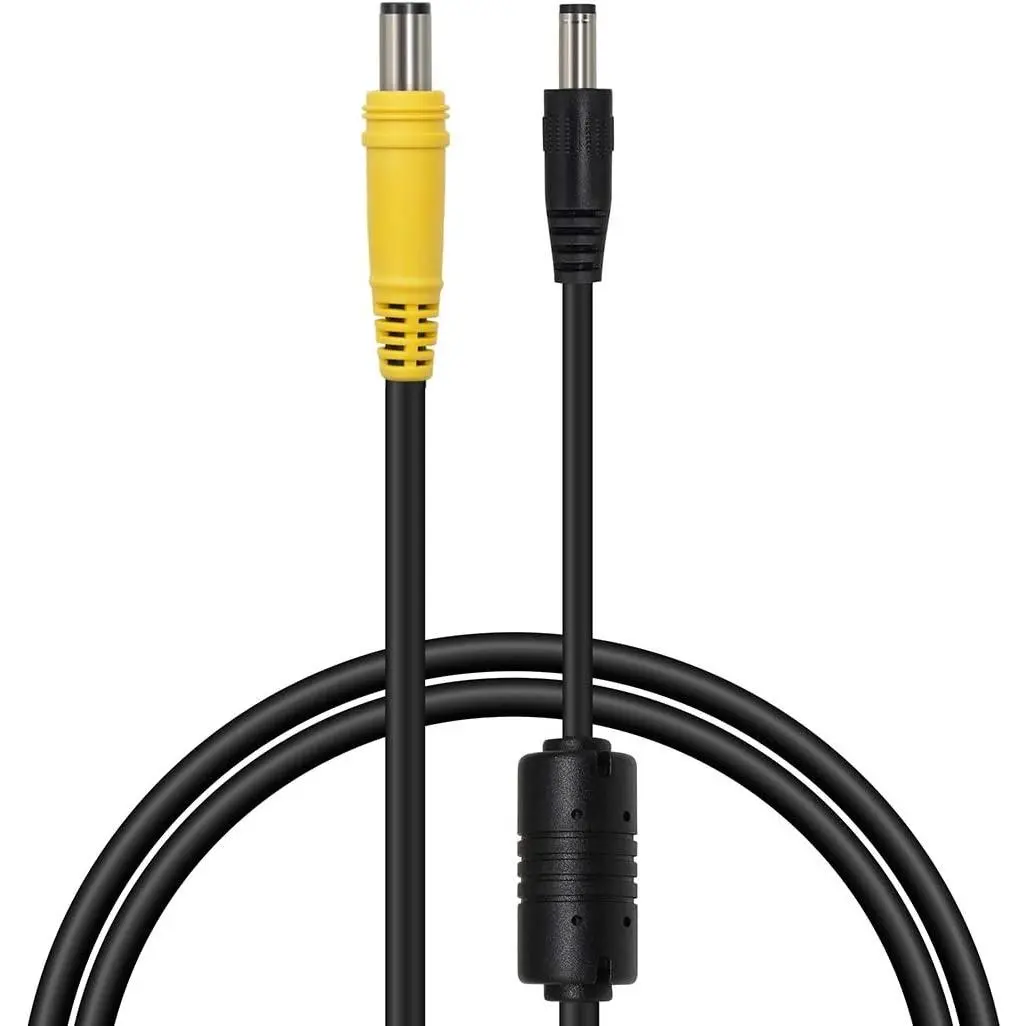 24V DC Power Cord - 5.5x2.1mm DC5521 Male Plug to DC7406 Male Plug, Requires 24V, for Laptop Charging and S10 Devices