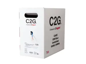 C2G 1000ft Cat5e Bulk Unshielded Ethernet Network Cable - Blue - TAA - C2G56028
