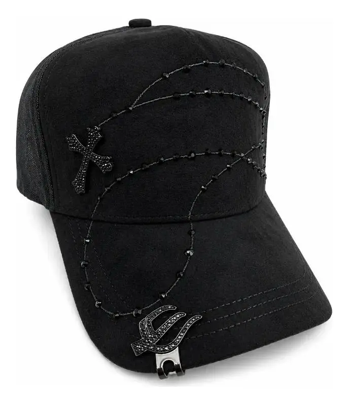 Premium Black Trucker Baseball Cap, Jc Caps Exodus 14:14 Rosario Theme G5 Quality Grade Hat