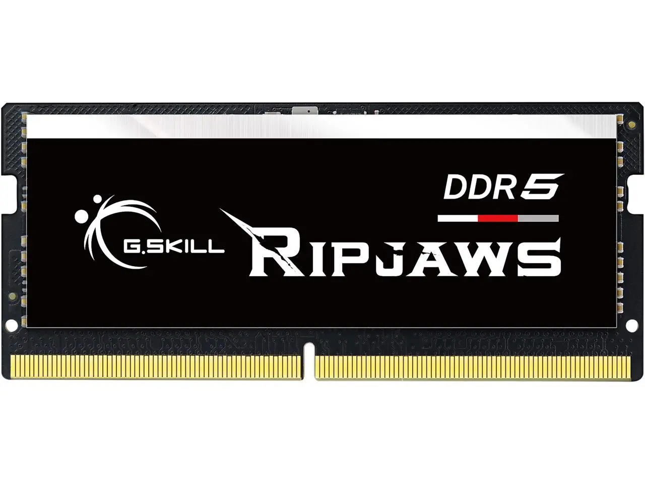 G.SKILL Ripjaws SO-DIMM 16GB 262-Pin DDR5 SO-DIMM DDR5 4800 (PC4 38400) Laptop Memory Model F5-4800S4039A16GX1-RS