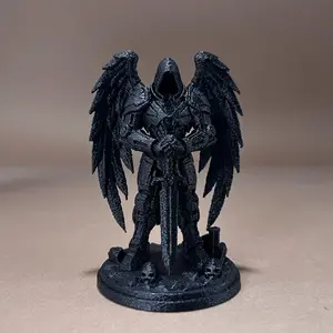 3D Printed Dark Battle Angel Miniature Model, Collectible Figurines, DIY Paintable, Perfect Gift for Game Enthusiasts, Indoor Outdoor Decor, Collectible Room Decor, Holiday Decoration
