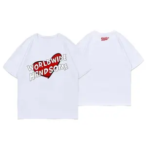 2025 Summer 2025 Concert RUNSEOKJIN with The Same Cotton Round Neck Casual Clothes Loose Short Sleeve T-shirt for Men