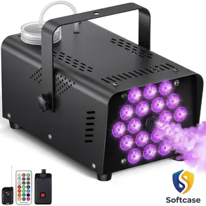 Fog Machine, 800W Smoke Machine With 13-Color LED Effects, 3500CFM Smoke Machine Fog Output, Wired And Wireless Remote Control,Ideal For Halloween, Wedding And DJ Stage (Black) Easy Use Portable Summer Fun Fall Gift Patio Outside Inside Smog