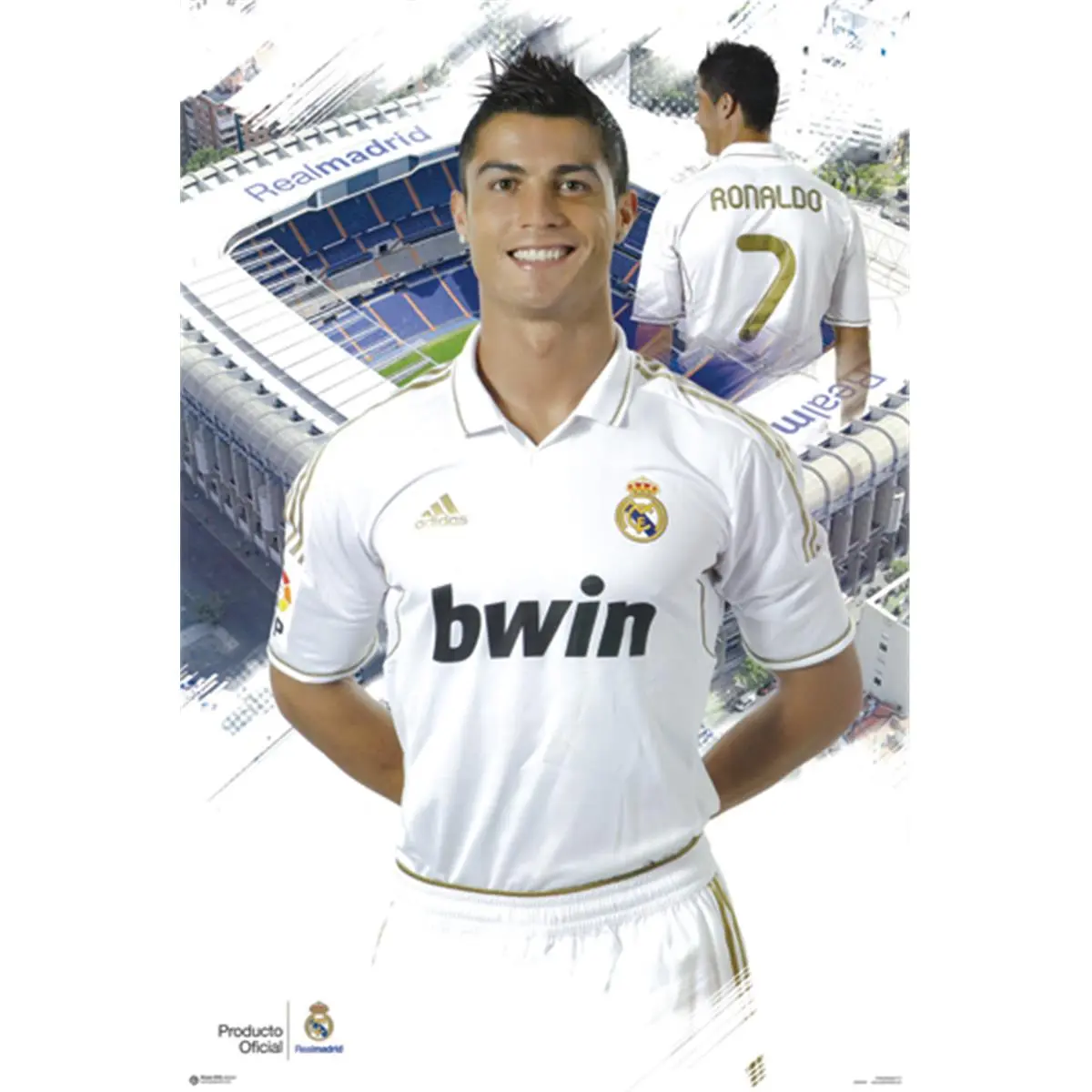 212 MAIN Cristiano Ronaldo Artistic Graphic Print Collectible Poster, 24x36 in, Wall Decoration, Photo Wall Display, Room Decor, Z64-24x36-NA Collectible Item