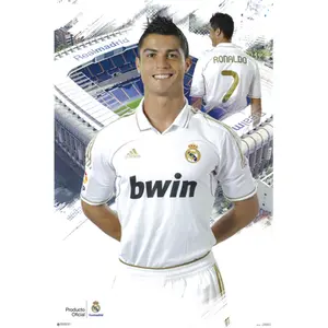 Hot Stuff Enterprise Z64-24x36-NA Cristiano Ronaldo Poster- 24 x 36