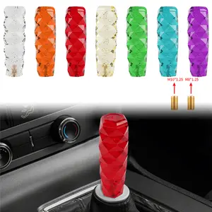 Universal 150mm-3D Diamond Design Crystal Stick Racing Gear Manual Shift Knob