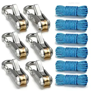 Expandable buckle strap rope — adjustable rope; 2026 new model rope reel with accessory ropes — convenient, secure fastening for outdoor activities, camping, boating, and mooring boat lines; a handy tool/gadget, truck supplies, car essentials