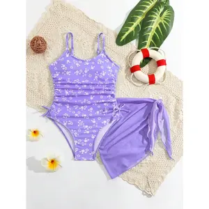Tween Girl Printed-Piece Swimsuit