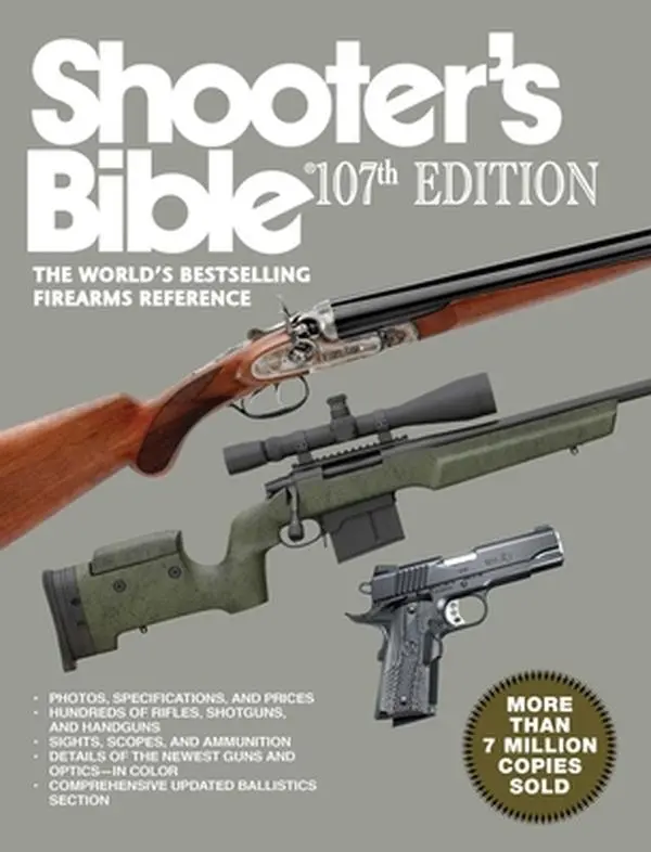 USED Book - Shooter's Bible, 107th Edition: The World?'s Bestselling Firearms Reference (Paperback) - english