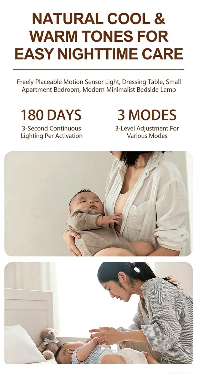 No Wiring Needed Under Cabinet Lights 6 Pack, Motion Sensor Turns On Instantly, 11.8in Rechargeable Magnetic Stick On Lights,White Color Temps Dimmable, Perfect Under Counter Lighting for Kitchen, Stairs, Closet, Night Use