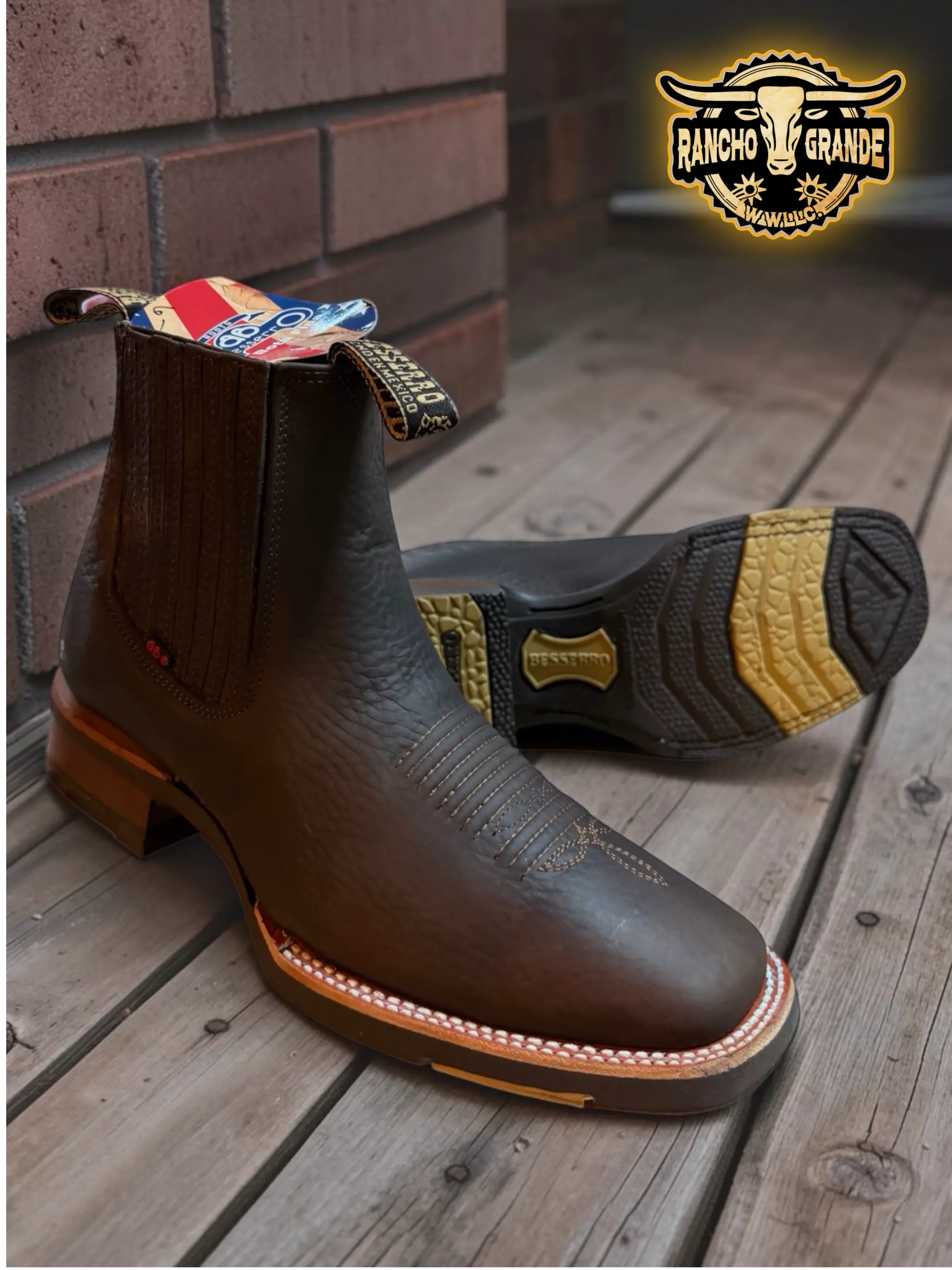 6208 Max Grip Mens Ankle Boots / Botin para Hombre Maximo Agarre