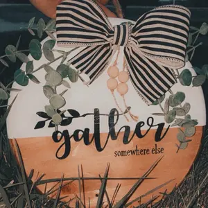 Gather Somewhere Else Door Hanger
