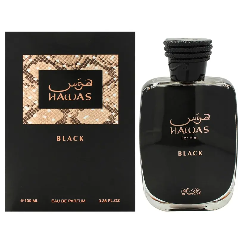 TikTokバズ香水ドバイ香水Hawas Black 100ml hawas black rasasi uae - TikTok Shop