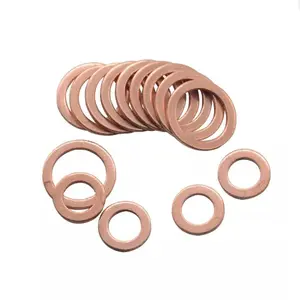 200pcs Copper Flat Washer & O-shaped Sealing Washer & Oil Seal Gasket & Flat Washer for Car Engine & Auto Parts – Leak-Proof & Durable – Engine Protection & Universal Fit – Must-Have Auto Repair Essentials Hex Nuts Hex Cap Screws