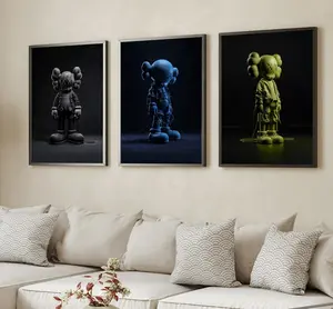 Kaws poster bundle - 3 wall art | printable Kaws wall art