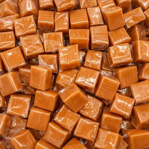 Sea Salt Caramel Chews Soft Chewy Buttery Wrapped Candy Treats
