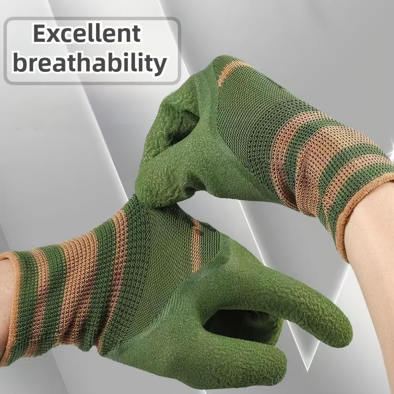 3 Pairs of Gardening and Industrial Gloves, Wear-, Puncture-proof, High Quality, Washable, Suitable for Rose Picking and Gardening Tasks