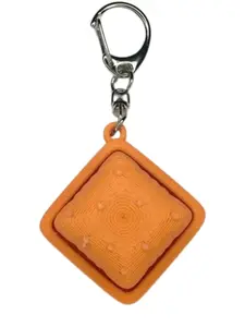 Cheez-It Cheese Cracker Fidget Clicker Keychain- Portable Sensory Toy for Focus & Anxiety, Food, Snacks accessory, stress relief, cute must have