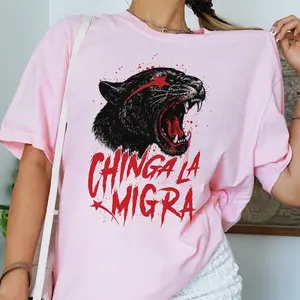 Chinga La Migra Shirt – Abolish ICE Protest Tee, No Human Is Illegal, Reject Kings, Anti-Authoritarian Statement Shirt