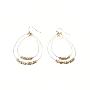 Ella Cate Earring in Champagne
