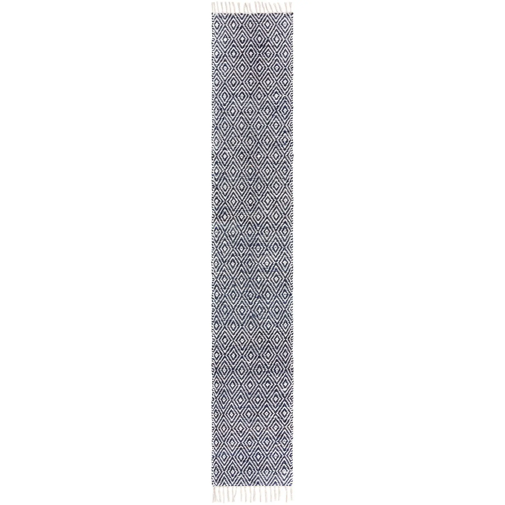 White Navy 2' 2  x  12' Runner